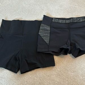 Athleta bike short set